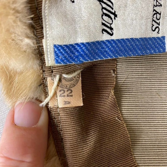 Vintage‎ Gwen Pennington Hat blonde mink - Picture 4 of 7